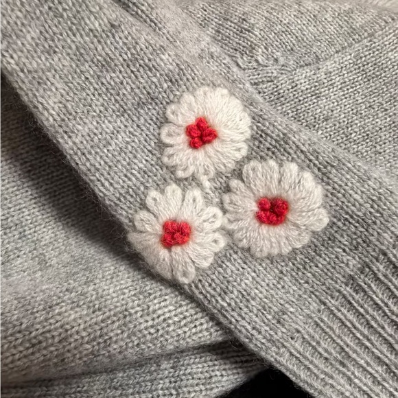 TROVATA Oksana Sweater Grey 100% Cashmere - Picture 10 of 14